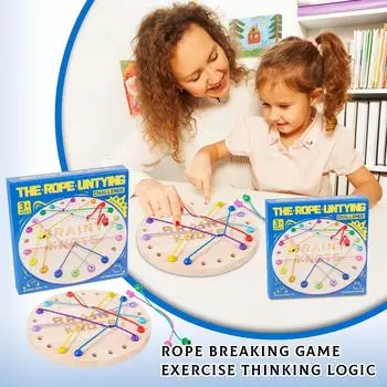 Настольная игра «Веревка» для детей. Головоломка. Фокус на развитии мышления. One Size