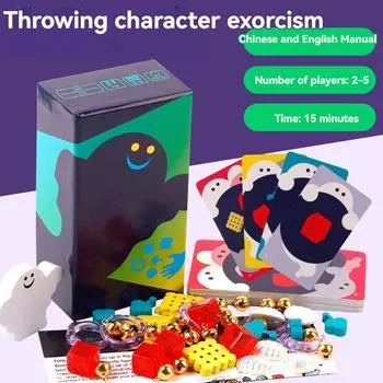 Настольная игра. Веселая семейная игра для детей и взрослых. Динамичная игра на развитие навыков для 2–5 игроков. Игра для путешествий и вечеринок. Возраст 6+. Продолжительность 20 минут. One Size