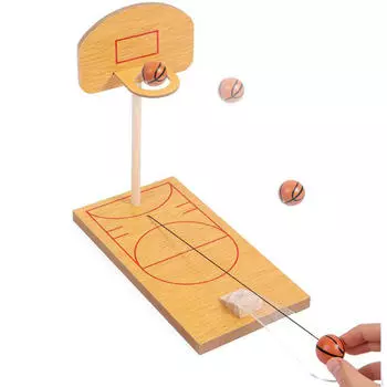 Настольная игра в баскетбол, классические деревянные портативные спортивные игрушки, забавные настольные мини-аркадные игры для детей