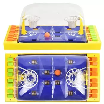 Настольная игра в баскетбол настольная игра игрушка миниатюрная детская вечеринка конкурс желтый [Shandini] жёлтый