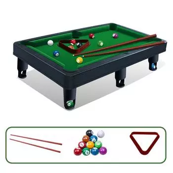 Настольная игра в снукер с 2 клюшками и шарами. Спортивные игрушки для снукера. Портативные игры для снятия стресса. Домашний офис. Настольные игры. S