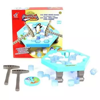 Настольная игра Zulayka Happy Play Penguin Trap Ice Breaker, разные цвета