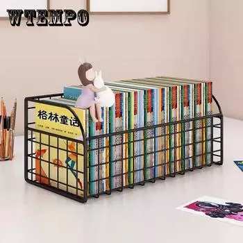 Настольная книжная полка, ящик для хранения книг, многослойная сортировочная стойка, студенческий стол, корзина для хранения, коробка для хранения закусок, разное, косметический органайзер для дома 26*17*13cm белый