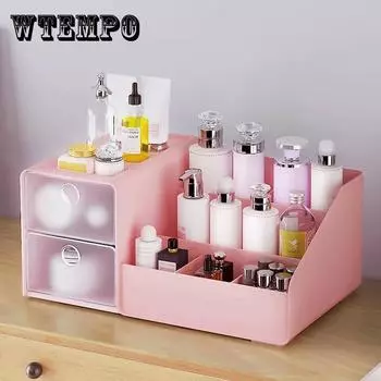 Настольная коробка для хранения косметики, маска для отделки ювелирных изделий, помада, туалетный столик, коробка для макияжа, красивая стойка для средств по уходу за кожей