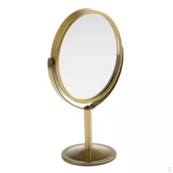 Настольная косметическая двойная увеличительная подставка высотой 6 дюймов серебряный