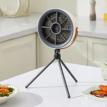 Настольная кухонная вытяжка с фильтром, съемная, малошумная, мини-вытяжка USB для белый