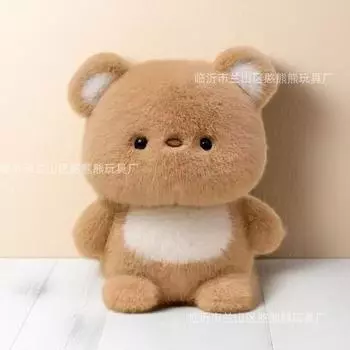 Настольная кукла-компаньон, кукла-медведь, плюшевая игрушка, украшение для сопровождения обучения, украшение на крючок, подарок на день рождения для женщины Sitting Height 16cm