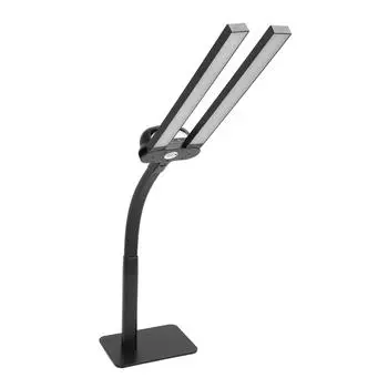 Настольная лампа Architect с основанием 12 Вт светодиодная настольная лампа с часами 35,4 дюйма в длину с регулируемой яркостью света US Plug