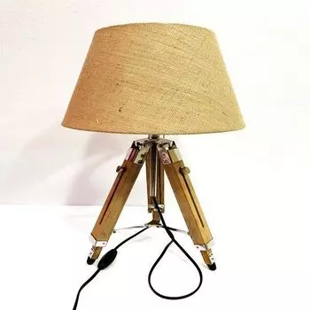 Настольная лампа деревянная подставка-тренога домашний декор для спальни гостиная настольная лампа натуральное дерево