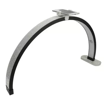 Настольная лампа для ногтей Half Moon, 27 дюймов, 40 Вт, 2000 лм, 3200 К - 5600 К, регулируемая лампа для красоты Half Moon UK Plug чёрный