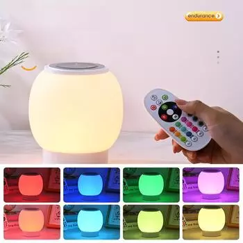 Настольная лампа для спальни с сенсорным датчиком, портативная светодиодная настольная лампа USB Touch-3000mA