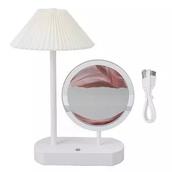 Настольная лампа Moving Sand с регулировкой яркости, 3 режима, сенсорное управление, перезаряжаемая декоративная настольная лампа для гостиной R