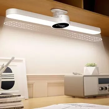 Настольная лампа Подвесные магнитные часы Настольная лампа светодиодная USB перезаряжаемая бесступенчатая регулировка яркости шкаф для гардероба Ночной светильник