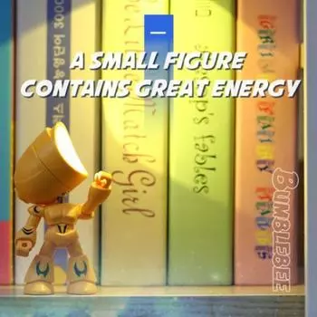 Настольная лампа, привлекательная мерцающая бесплатная 3 цвета, настольная лампа, настольная светодиодная ночная лампа с героями мультфильмов, окружающий свет, настольная лампа, товары для дома жёлтый