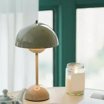 Настольная лампа с сенсорным управлением, большая емкость аккумулятора, красивый белый свет, теплый свет, ночная лампа, товары для домашнего декора