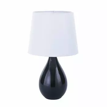 Настольная лампа Versa Camy, черная керамика (20 х 35 х 20 см)