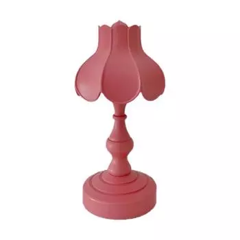 Настольная лампа в стиле ретро с листьями лотоса, изобретательная, милая, 3 источника света, маленькая настольная ночная лампа для девочек розовый