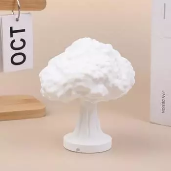 Настольная лампа в виде грибовидного облака с атомным взрывом, 3D-лампа в виде грибовидного облака с ядерным взрывом, ночник в виде атмосферной лампы в виде модели бомбы,