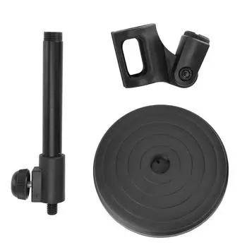 Настольная микрофонная стойка с зажимом и основанием, регулируемая высота, подъемный держатель микрофона для конференций