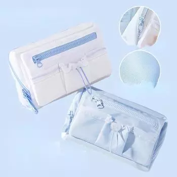 Настольная обучающая сумка, настольный многофункциональный обучающий пенал большой емкости, сумка для хранения, милый пенал синий