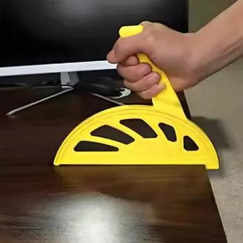 Настольная пила Толкатель со смещенной ручкой Тяжелый фрезерный стол Фуговальный станок Ленточная пила Станок для мастерской Толкатель Инструменты для деревообработки жёлтый