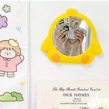 Настольная подставка без мертвых углов, зеркало с курицей, зеркало для макияжа, милое настольное косметическое зеркало для женщин