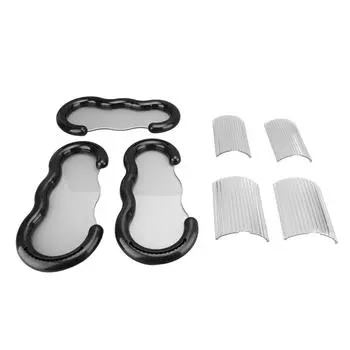 Настольная подставка для чашек 3-ярусная прозрачная компактная органайзер для кружек для кухни специй продуктов чёрный