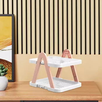 Настольная подставка для хранения обуви, водонепроницаемая легкая вертикальная стойка для 2 tiers