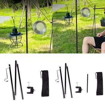 Настольная подставка для кемпинга, складная подставка для лампы, вешалка для настольного светильника, подвесной держатель для кемпинга на открытом воздухе Desktop-A