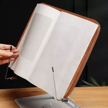 Настольная подставка для книг Yousheng, высокая стабильность, вращающаяся на 360 градусов, регулируемая по высоте бамбуковая подставка для книг, подставка для поваренной книги