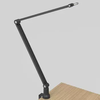 Настольная подставка для микрофона, регулируемая с помощью ключа, простые в использовании компактные детали, игровая Two Arms