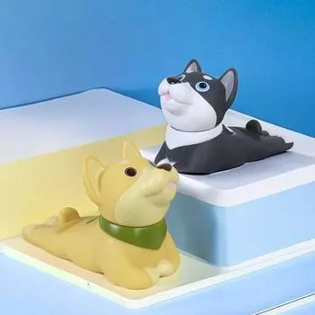 Настольная подставка для мобильного телефона, симпатичное мультяшное украшение, портативная ленивая собака, специальный практичный портативный держатель для декора в виде собаки