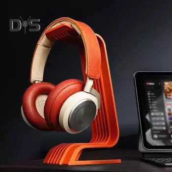 Настольная подставка для наушников 2-в-1 держатель для наушников игровая гарнитура крепление под столом крючок для хранения наушников кабели сумки оранжевый