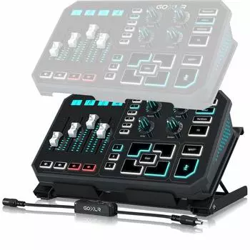 Настольная подставка TC Helicon GOXLR с 4 регулируемыми углами и выключателем ВКЛ/ВЫКЛ. НАСТОЛЬНАЯ ПОДСТАВКА GO XLR