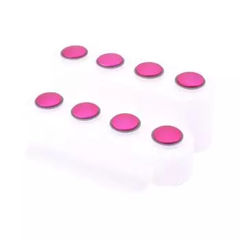 Настольная полка для хранения щипцов для завивки Dyson белого и розово-красного цветов, идеально подходит для организации пространства. curling iron storage rack розы красного