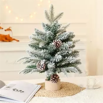 Настольная рождественская елка с подсветкой, искусственная рождественская елка с настольным украшением своими руками для домашнего праздничного декора One Size