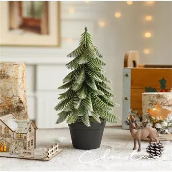 Настольная рождественская елка с подсветкой, искусственная рождественская елка с настольным украшением своими руками для домашнего праздничного декора One Size