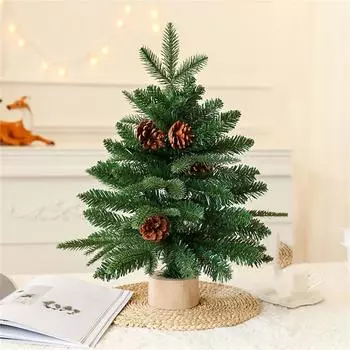 Настольная рождественская елка с подсветкой, искусственная рождественская елка с настольным украшением своими руками для домашнего праздничного декора