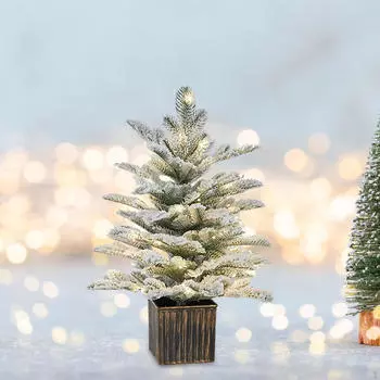 Настольная рождественская елка с подсветкой Мини-вечеринка Рождество с подсветкой для праздника