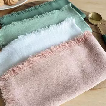 Настольная салфетка, удобная прочная водопоглощающая льняная полезная кисточка, деревенское деревенское свадебное пасхальное украшение для ежедневного использования