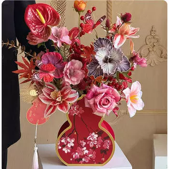 Настольная скульптура, настольное украшение для офиса, камина, стола, книжной полки, гостиной красный