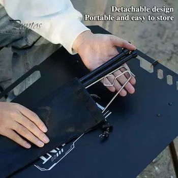 Настольная стойка для уличного освещения с держателем-перекладиной, прочная, металлическая, портативная, легкая, съемная, для кемпинга, пешего туризма, подвесная стойка для фонарей Sets