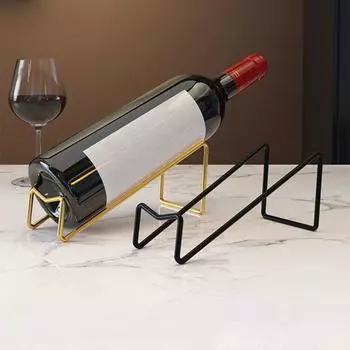 Настольная стойка для вина, железный держатель для бутылок вина, пива, полка для шампанского, подставка для напитков для домашнего декора барной стойки белый