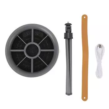 Настольная вытяжка портативная моющаяся регулируемый угол 3 скорости вытяжной вентилятор для домашней кухни бежевый