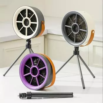 Настольная вытяжка с мультифильтрацией, кухонный вентилятор, портативный дымосос с 3 скоростями для небольшого помещения, кемпинга, общежития белый