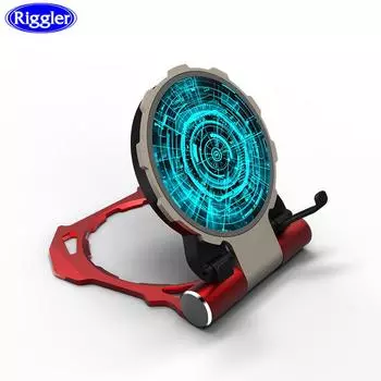 Настольное беспроводное зарядное устройство 10 Вт, подставка для быстрой зарядки для Samsung S9 S8 Note 8 Iphone Xr Xs X 8 Plus, складной держатель «Железный человек» Universal