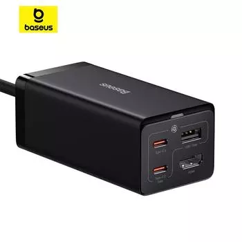Настольное быстрое зарядное устройство Baseus GaN5 Pro 1U+2C+HDMI 67 Вт