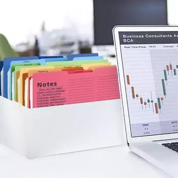 Настольное хранилище для записей, органайзер для файлов формата А4, большая емкость, папка для файлов формата А4, контрольная бумага 8 Colors 16 Pcs