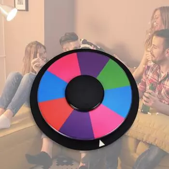 Настольное прялка двухстороннее 8/16 слот цветное призовое колесо круглой формы записываемое колесо фортуны игровые инструменты прочные