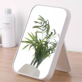 Настольное складное переносное зеркало для макияжа, студенческое настольное маленькое зеркало для женского туалета с зеркалом принцессы
